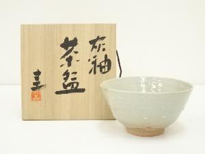 伊藤圭造　灰釉茶碗（共箱）